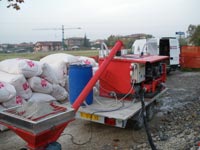 impianto automatizzato per la produzione di massetti termo isolanti